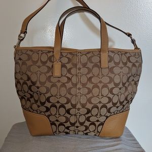 Coach 'Hadley' Signature Duffle Bag